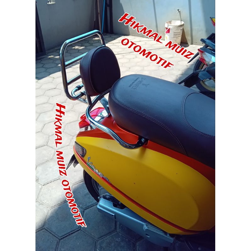 backrack aksesoris rak belakang motor vespa primavera dan vespa sprint