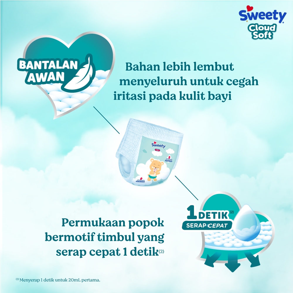 Sweety Silver Pants L54 Sweety Popok Celana Silver L 54