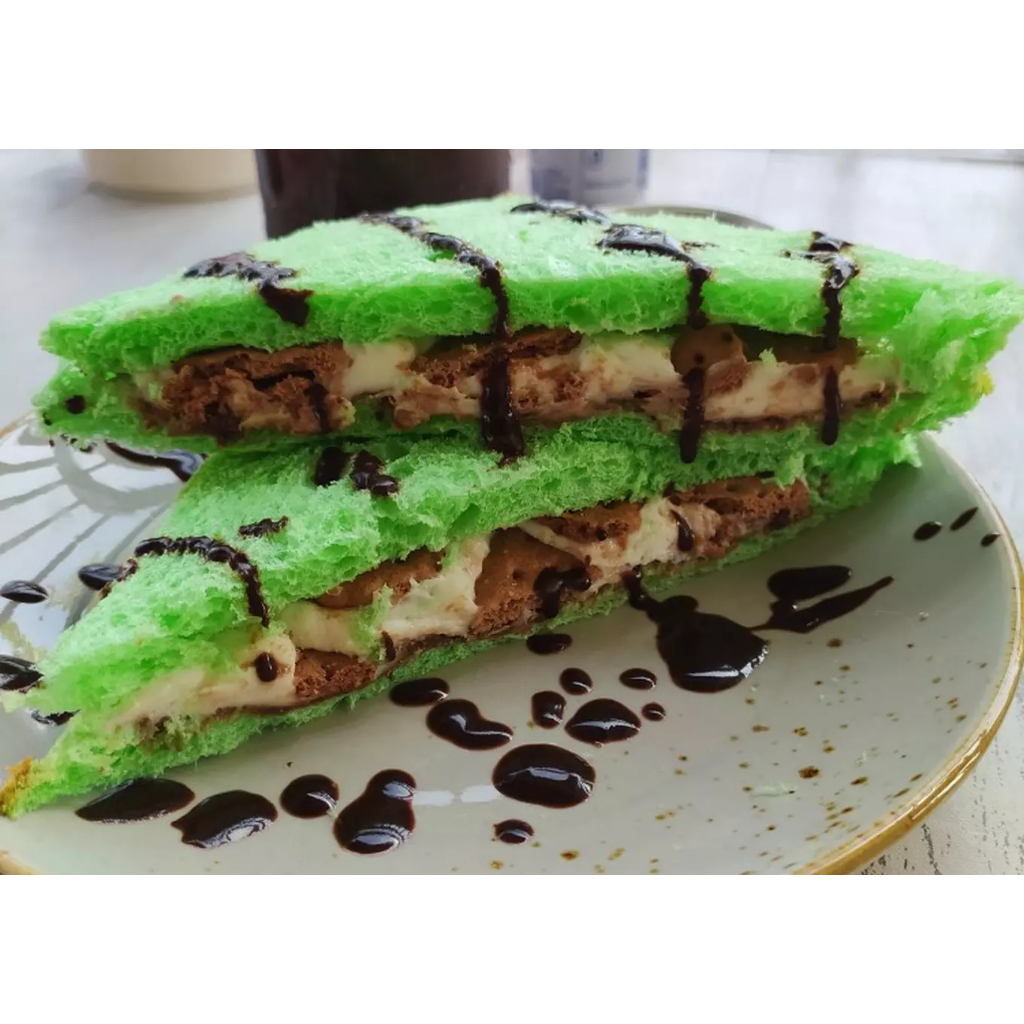 

Roti Sandwich rasa Pandan