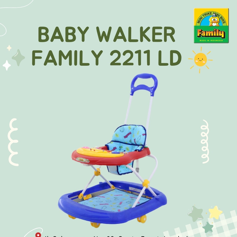 BABY WALKER FAMILY FB-2211 LD ADA MUSIK
