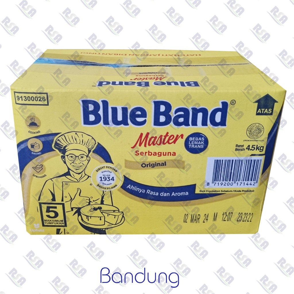 

Mentega Margarine Blue Band Master Original 4,5 Kg