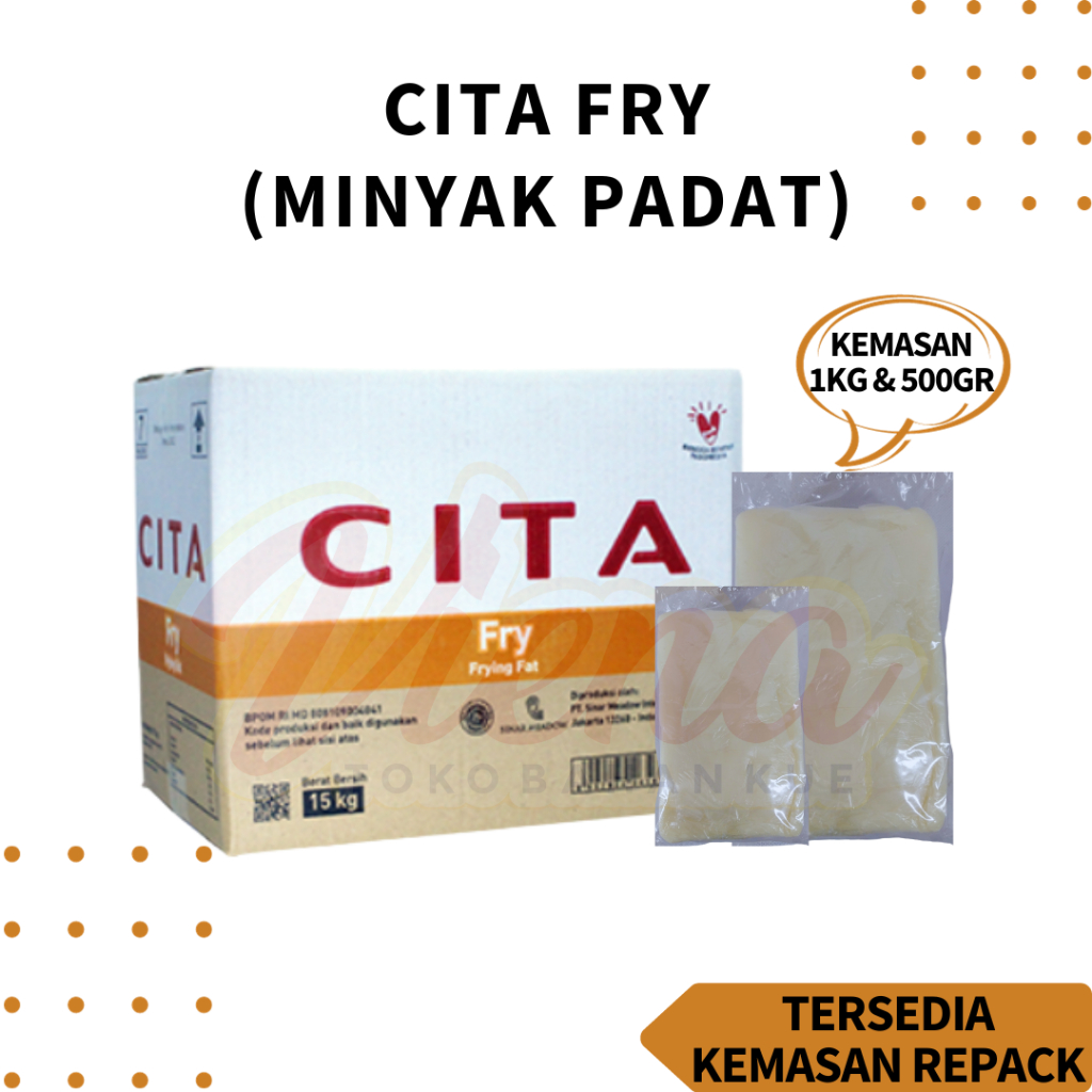 

Cita Fry / Minya Padat / Minyak Donat REPACK 500gr