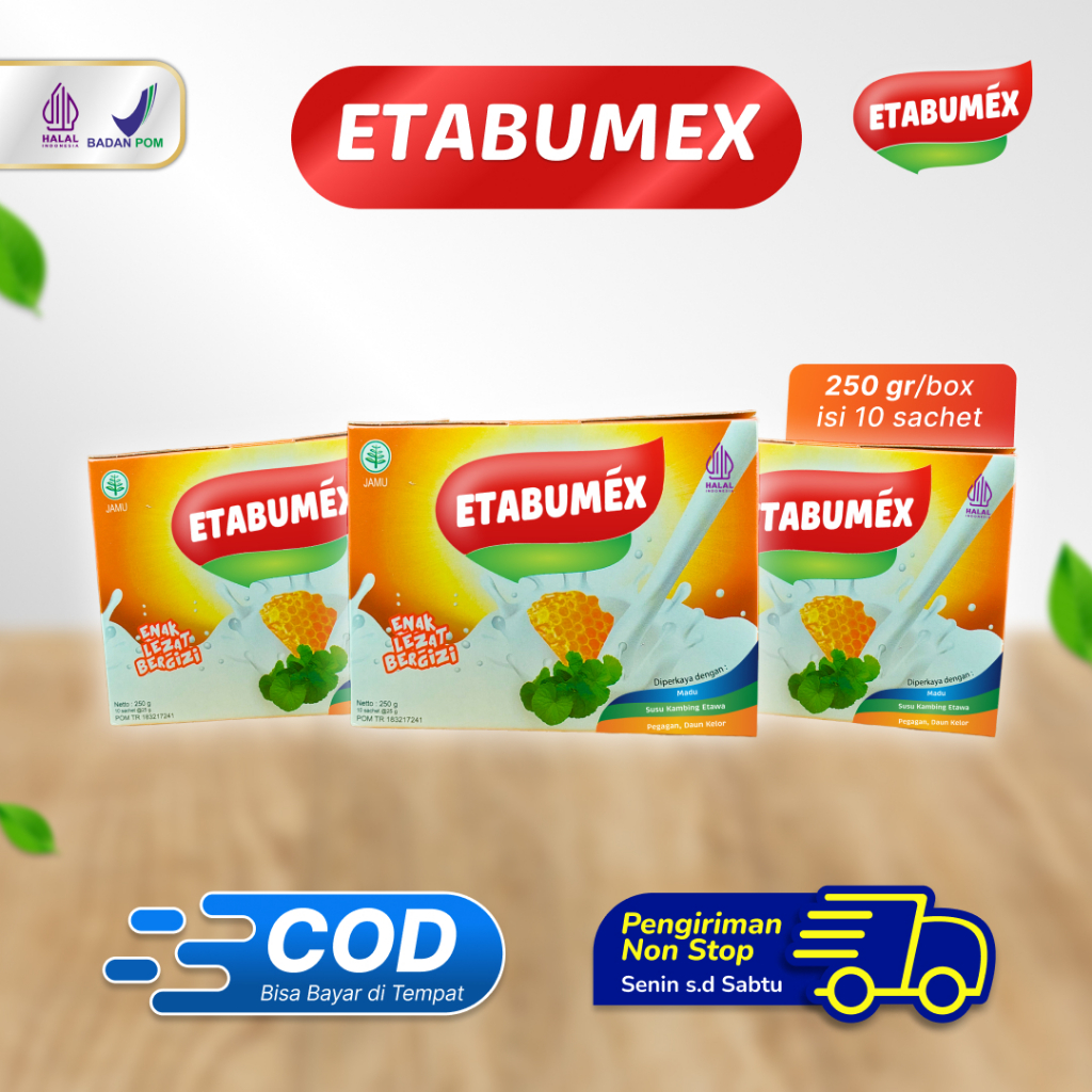 

Susu Etabumex 3 Box - Susu Kambing Asli Original Atasi Gerd