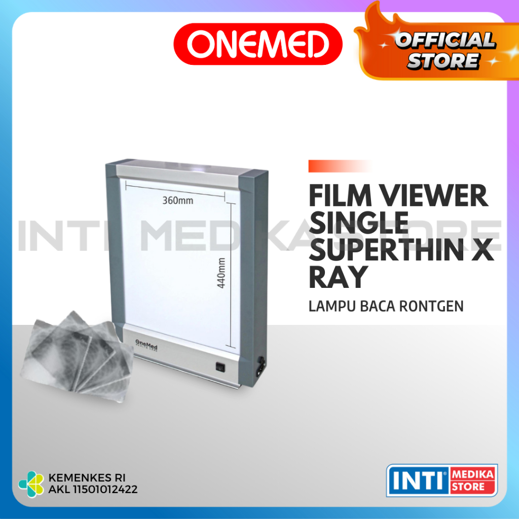 ONEMED - Film Viewer Single Superthin X Ray | Lampu Baca Rontgen
