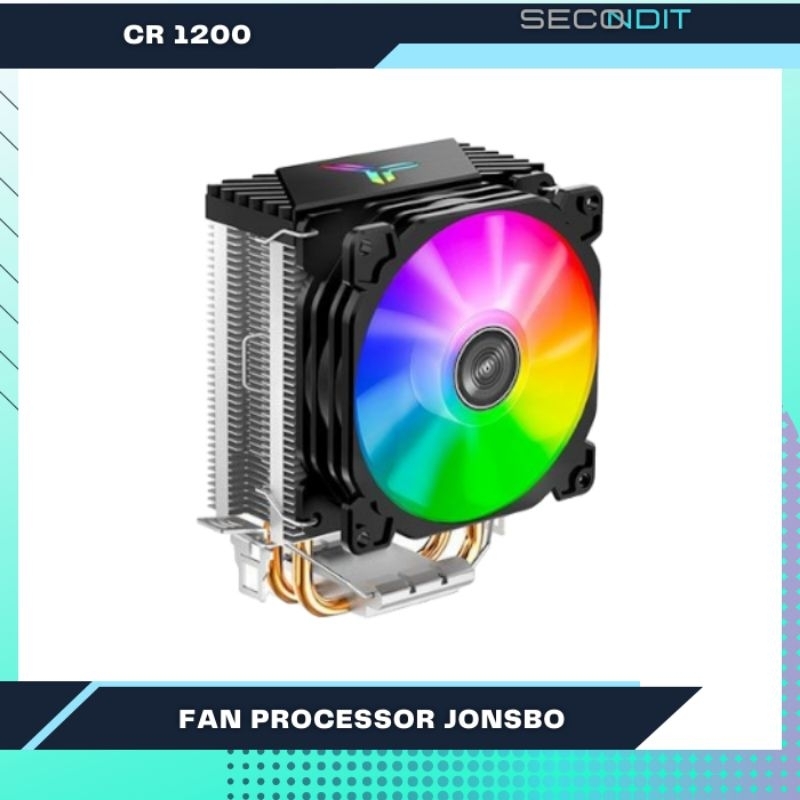 JONSBO CR-1200 CPU COOLER  HSF RGB HEATSINK FAN