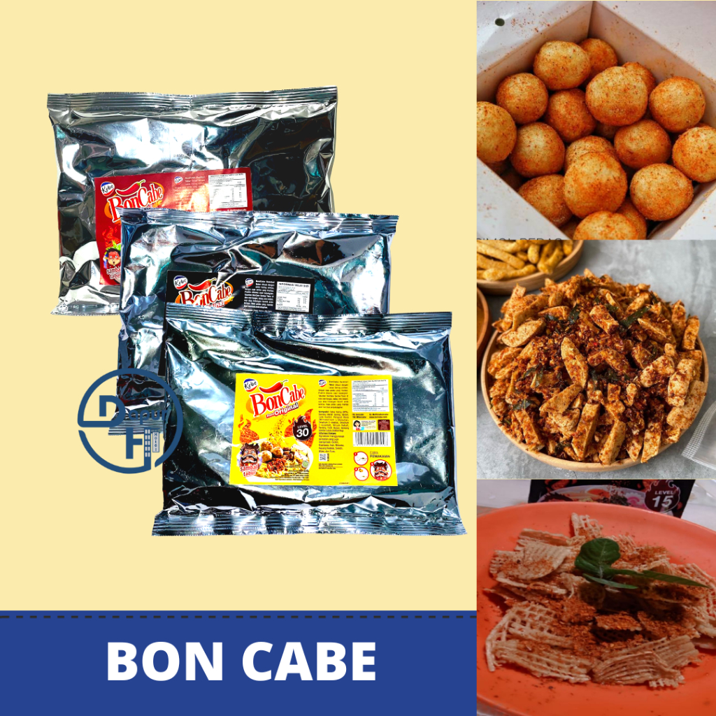 

KOBE BONCABE Level 10,15,30 Bon Cabe 250 gr Halal │ Bubuk Cabai Pedas