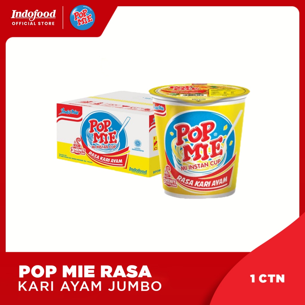 

CTN - Pop Mie Rasa Kari Ayam Jumbo 75 Gr