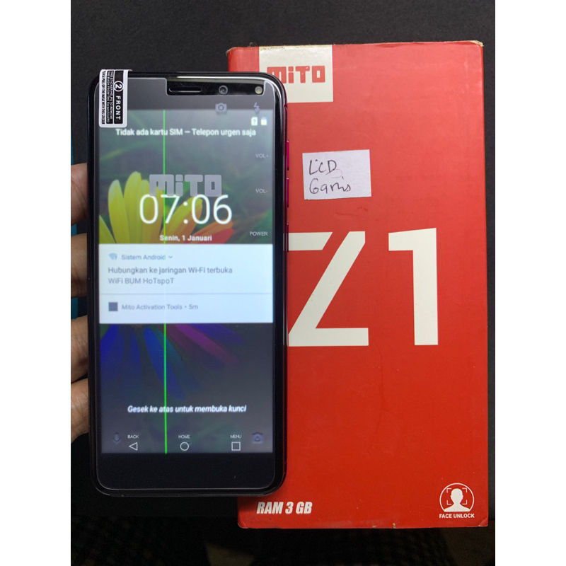 HP MITO Z1 Seri A37 RAM 3GB Internal 16GB (MINUS LCD GARIS)