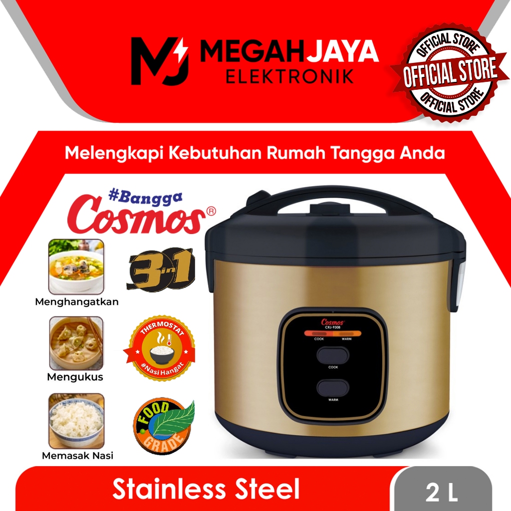 RICE COOKER / MAGIC COM CRJ9308 / CRJ9308 / CRJ 9308 2 LITER GARANSI RESMI