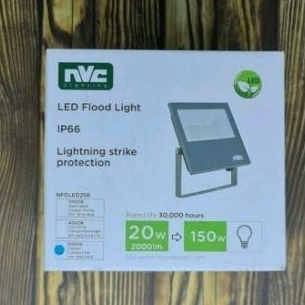 Floodlight LED / Lampu Sorot 20 Watt Cahaya Putih NVC