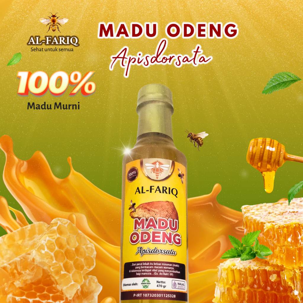 

100% MADU MURNI/ MADU ODENG AL-FARIQ / MADU SEHAT UNTUK SEMUA