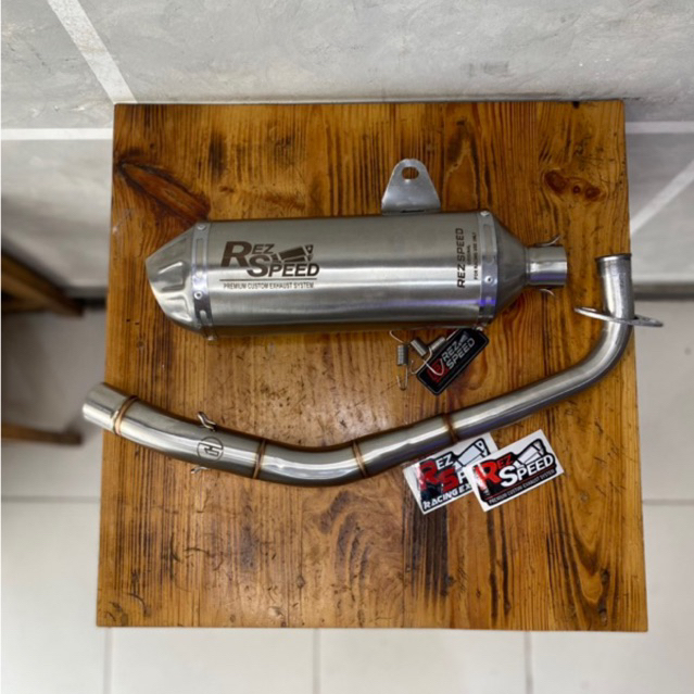 Knalpot Rez Speed model NF Inlet 38 utk Aerox Nmax Vario Mio Beat KLX CRF dll