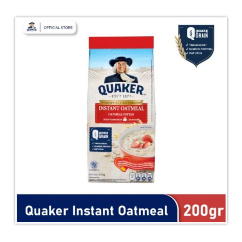 

Quaker Instant Oatmeal 200 gr Sereal Cereal
