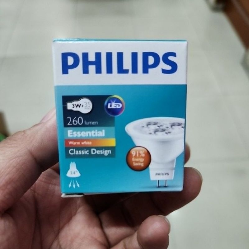 PHILIPS LED MR16 ESSENTIAL 3W / 5W 12V 24D