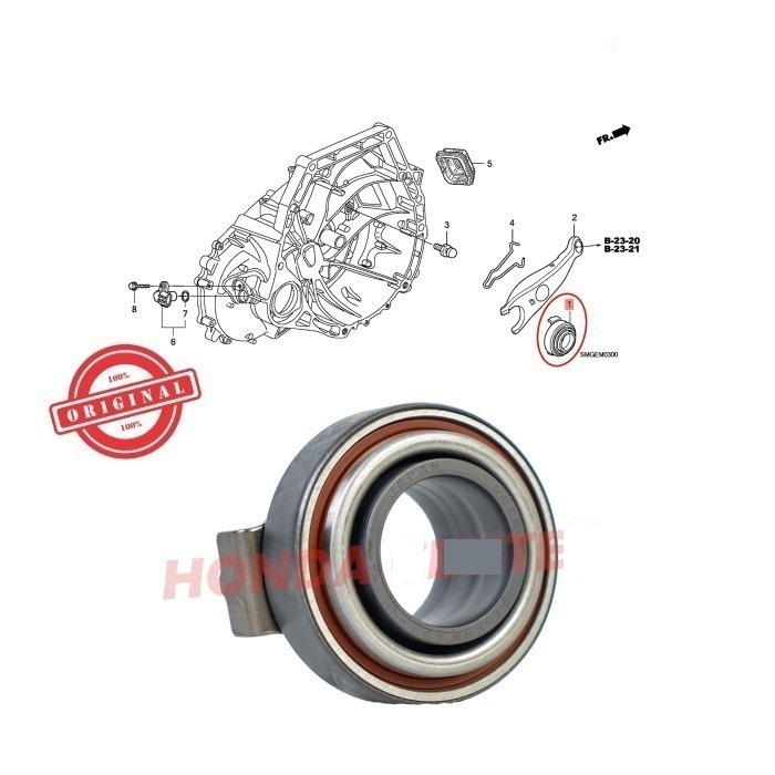 Aveiro shop - lahar kopling civic ferio 1996 1997 1998 1999 2000 bearing clutch kopling civic ferio