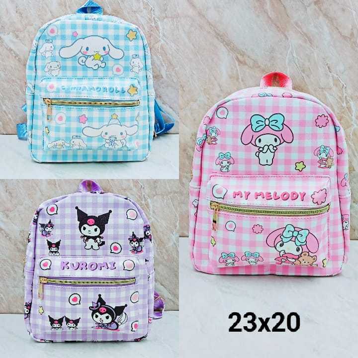 TAS RANSEL KECIL KARAKTER KOTAK | RANSEL KECIL CINNAMOROLL | RANSEL KECIL MELODY | RANSEL KECIL KURO
