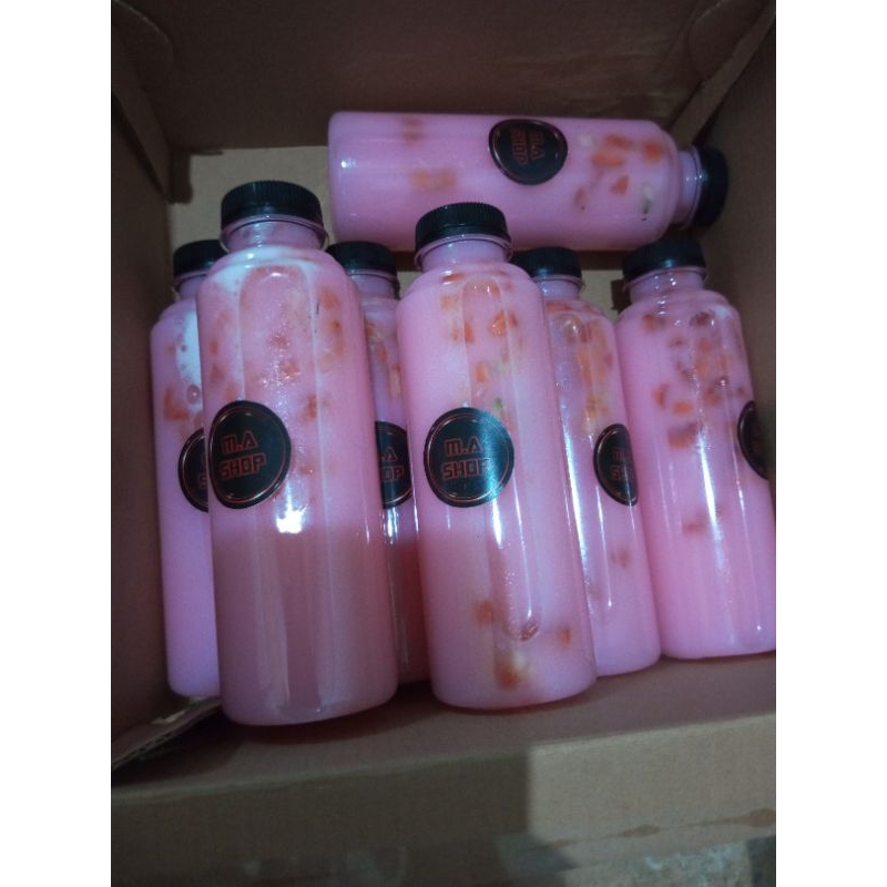 

Es Lumut Jelly Strawberry Beli 4 Gratis 1 Kemasan Botol 250G