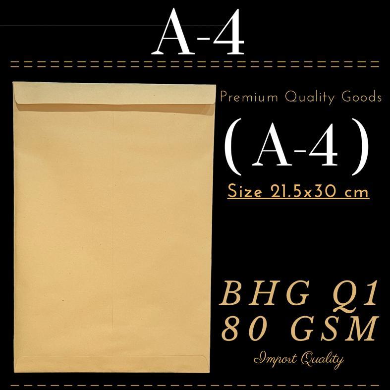 

Amplop Coklat A4 ( 21,5x30Cm ) RJ4