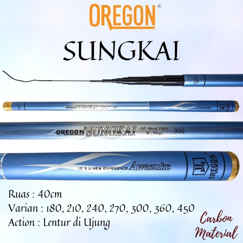 Tegek Ruas Pendek Oregon Sungkai