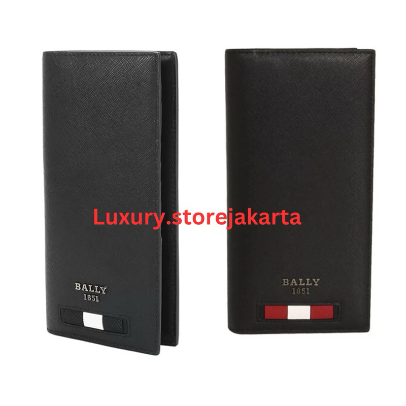 Dompet Pria Bally Long Wallet Bhar Original 100% Authentic