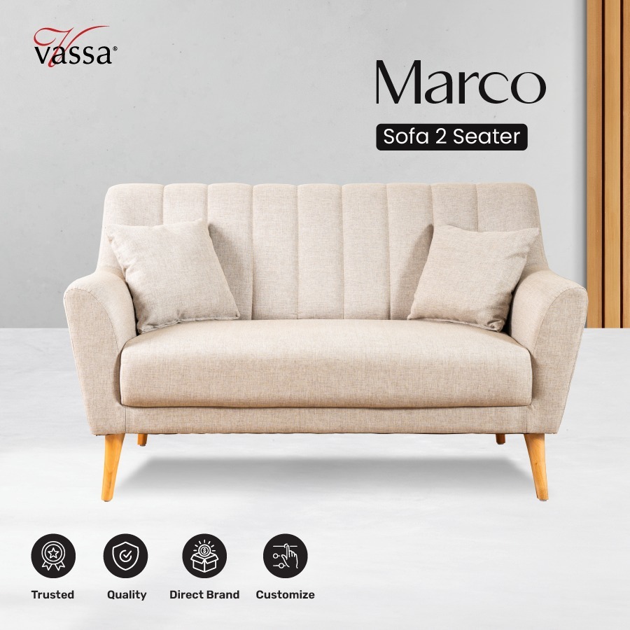 SOFA 2 SEATER / SOFA MARCO / VASSA SOFA