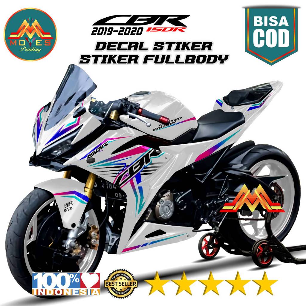 Bisa Cod. Decal Stiker Motor CBR 150R 2019 / CBR 150R 2019 Facelift Full Body / CBR 150R K45.N / Sti
