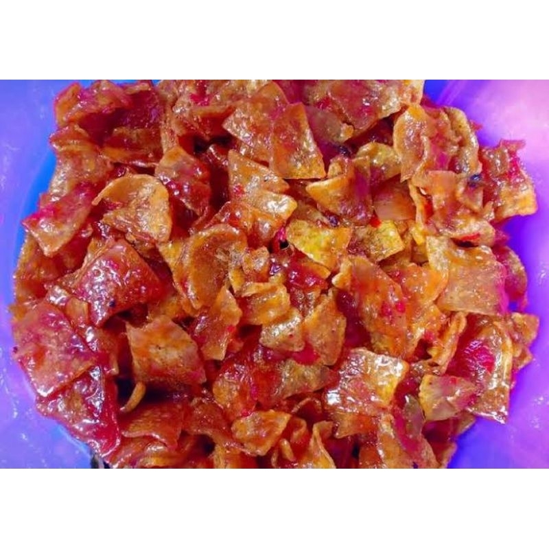 

kripik singkong bumbu rujak kemasan 100gr, 200gr ,250gr