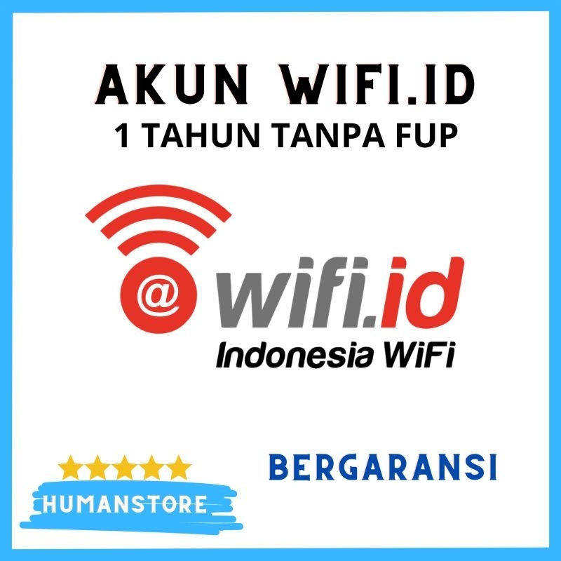 Akun WIFI.ID 1 TAHUN Murah NO FUP