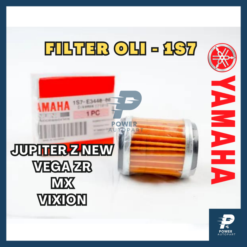 FILTER SARINGAN OLI MESIN R15 V2 VIXION OLD LAMA NEW BK8 NVL NVA MX KING 150 XABRE ORI 1S7-E3440-00