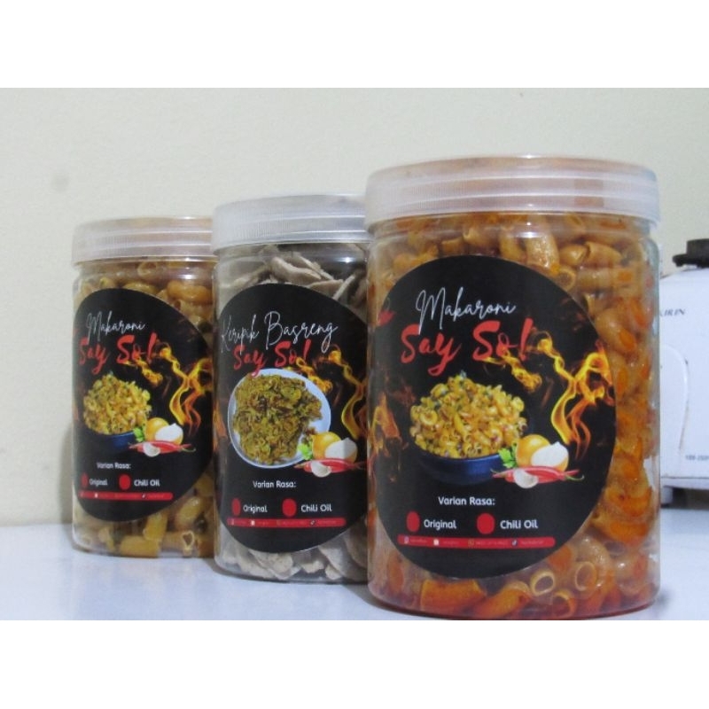 

Basreng Pedas dan Makaroni Chili Oil Daun Jeruk Original Makanan Pedas