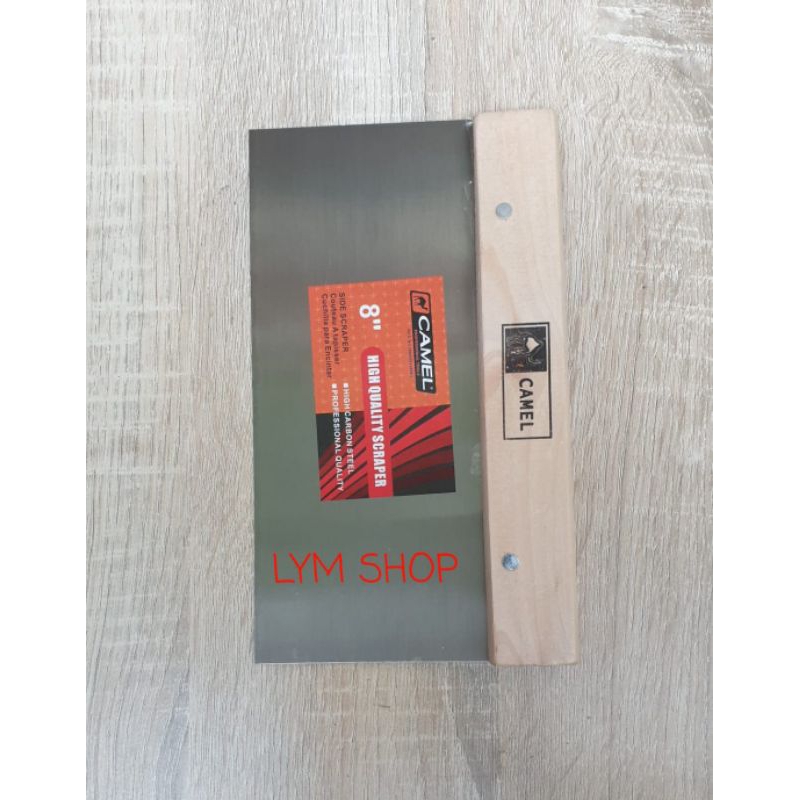 KAPE STAINLESS KAPE 8 IN CAMEL KAPE STAINLESS KAPE GAGANG KAYU