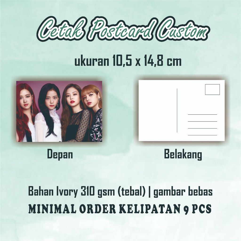 

CETAK POSTCARD CUSTOM | POSTCARD MURAH