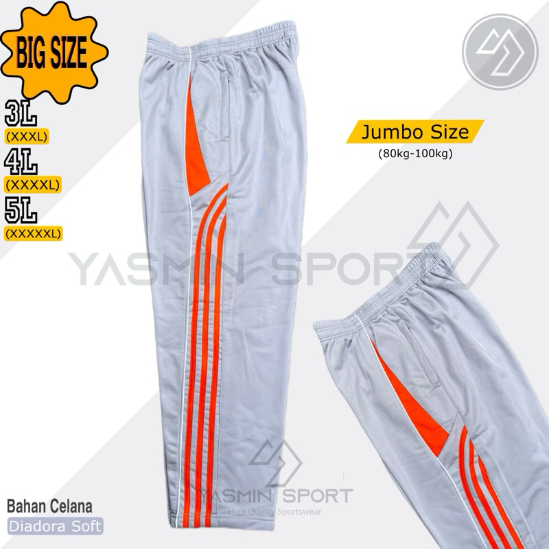 BIG SIZE 3L 4L 5L Celana Olahraga uniseks / Celana Olahraga Training Pria Wanita Ukuran Big Size / C