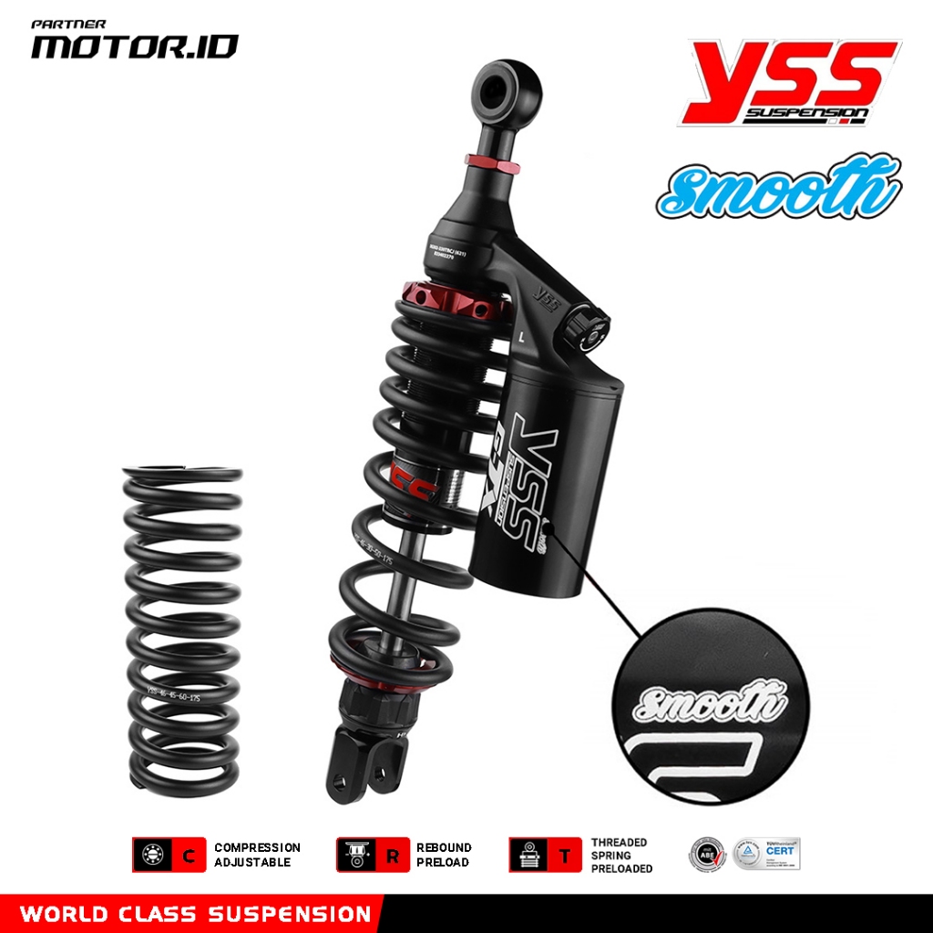 SHOCK BELAKANG VARIO 125 VARIO 150 YSS GTX BLACK SERIES