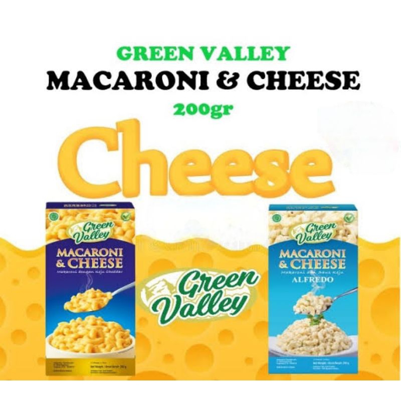 

Green valley macroni cheese / makroni keju instan / mac and cheese