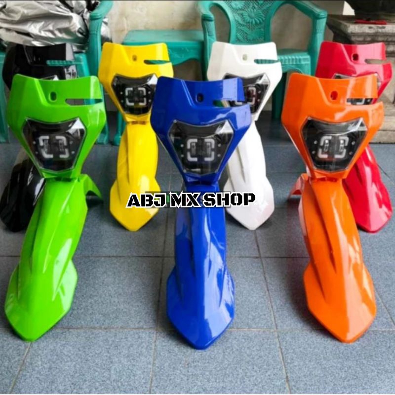 Spakbor Depan KTM 250 2017 2023 Dan Batok Lampu Depan Daymaker LED KTM 250 Spakbor KTM 250 Headlamp 