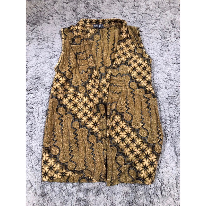 (PRELOVED) Outer vest batik