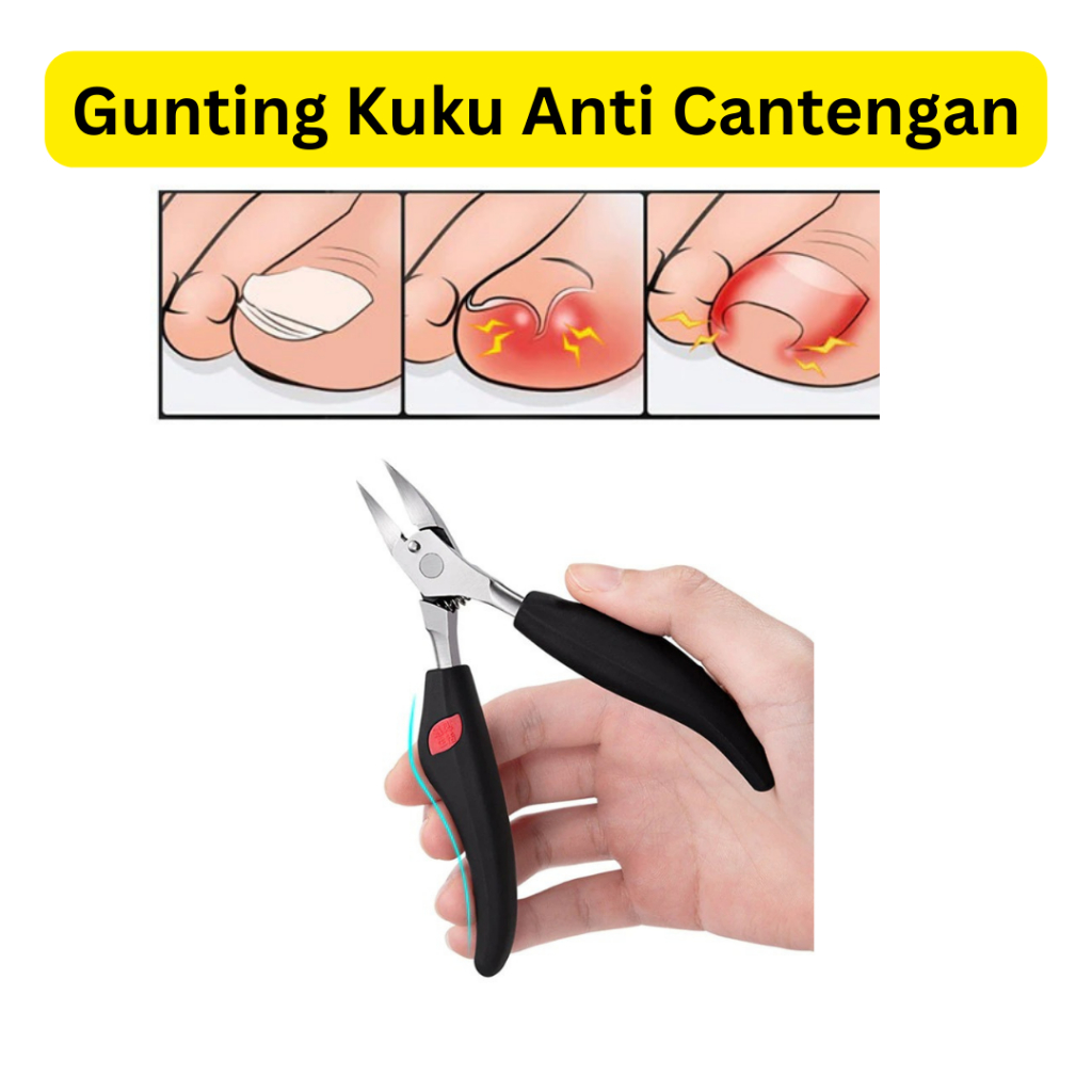 Gunting Kuku Anti Cantengan Gunting Kuku Dead Skin Dirt Remover