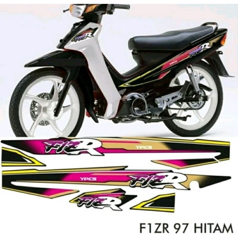 striping f1zr 1997 hitam