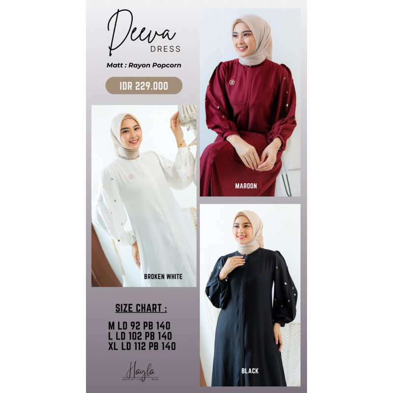 Deeva Dress by Hayfa / Nadine Dress by Hayfa / GEA MIDI by Hayfa