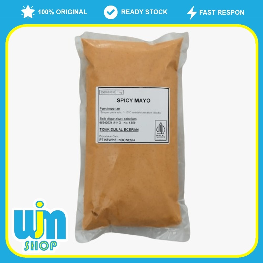 

Kewpie Mayonnaise Spicy Mayo 1kg WJM Makassar