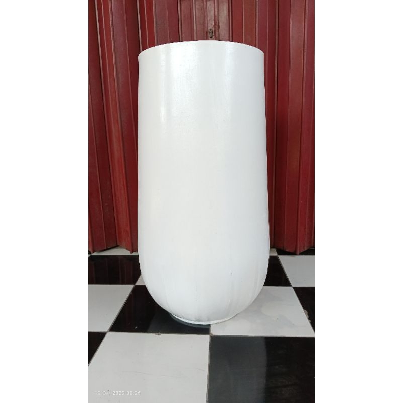 pot gentong dekorasi bahan spon karet ukuran tinggi 80cm//pelaminan//backdrop