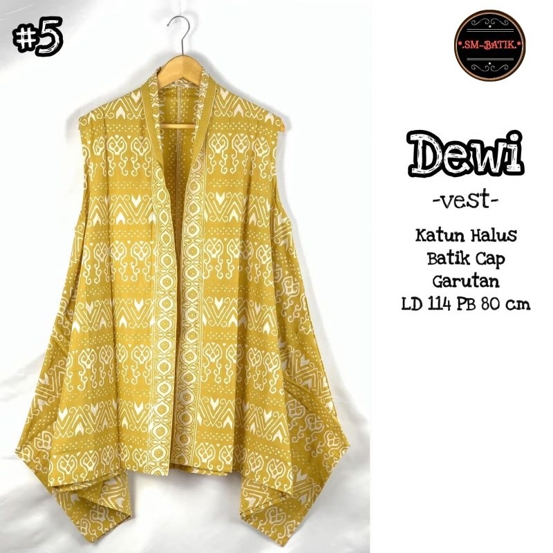 VEST BATIK ROMPI BY SM BATIK SOLO