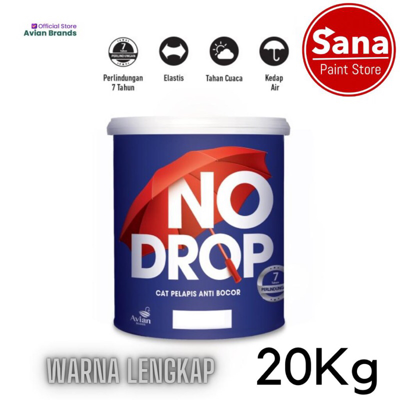 CAT NO DROP 20 KG - Putih