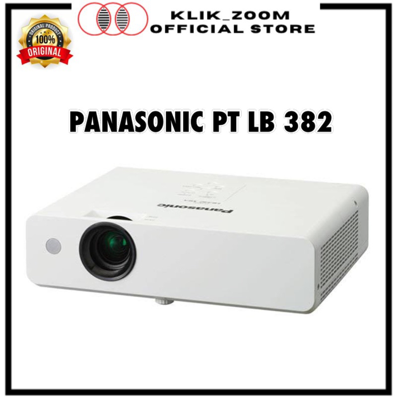 Proyektor Portable Panasonic PT-LB382 Putih 3800 ANSI Lumens