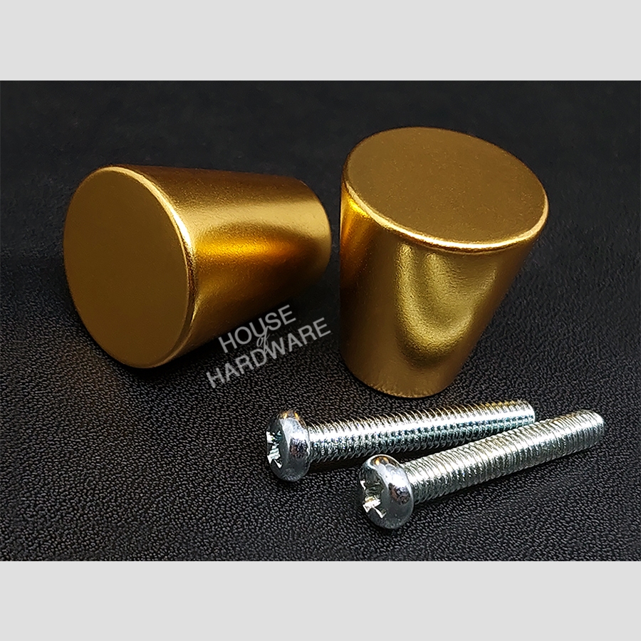 HANDLE KNOB BULAT LOGAM WARNA GOLD
