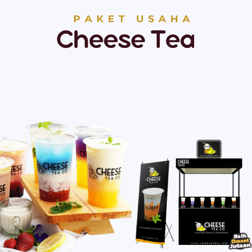 Paket Sampel Franchise CHEESE TEA.CO Murah Hemat