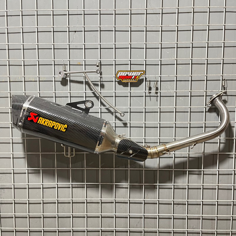 Knalpot Benelli Panarea125 Vespa Matic AKRAPOVIC Full System PNP