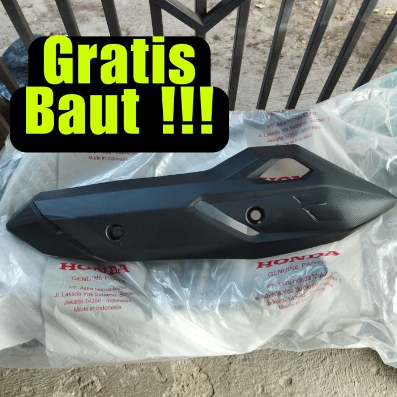 COVER TAMENG TUTUP KNALPOT VARIO 125 150 LED OLD 2015-2017 ORIGINAL