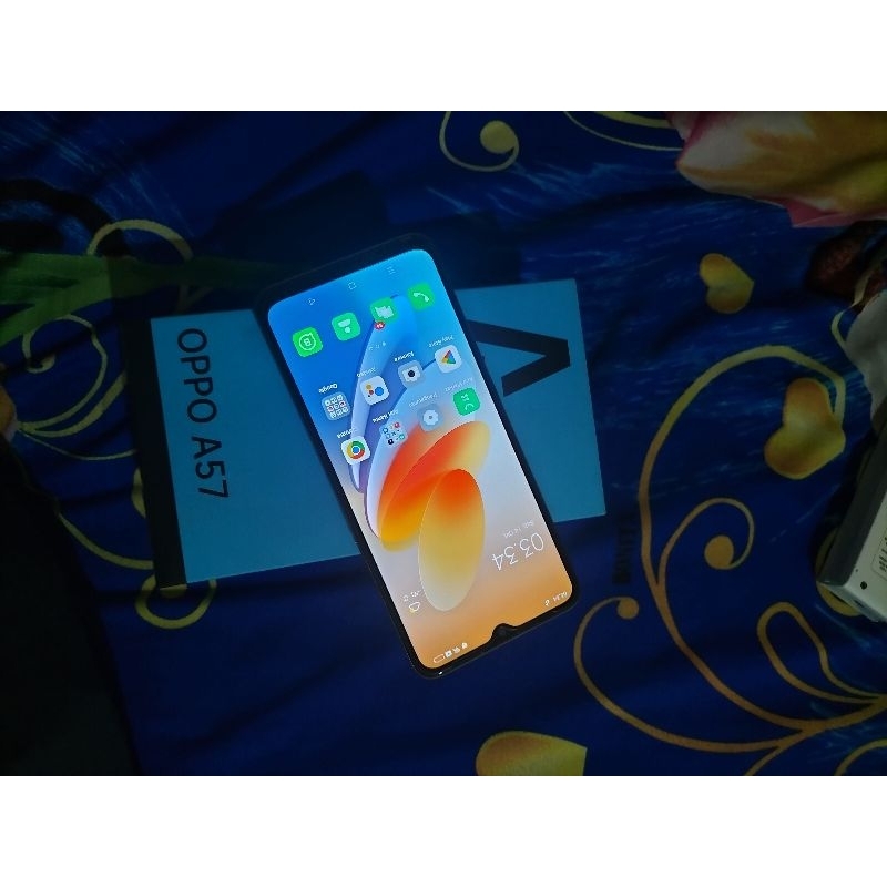 Oppo a57 ram 6/128 GB lengkap